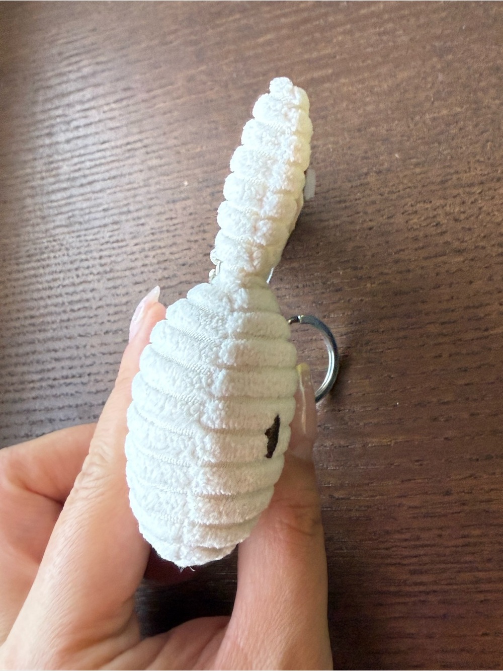 Miffy Bon Ton Toys Flat ECO Corduroy Keychain Bag Charm - Off White - Picture 4 of 11